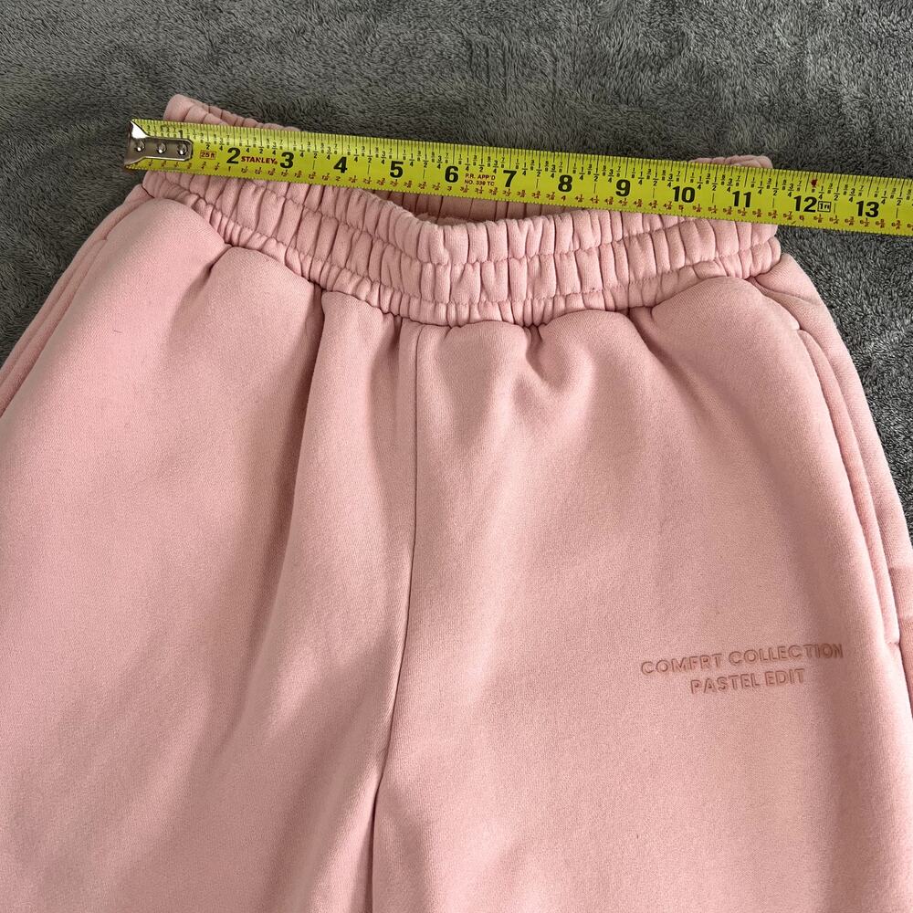 Comfrt Pastel Edition Sweatpants Womens XS Pink Luxe Cozy Cuffed - Picture 10 of 11